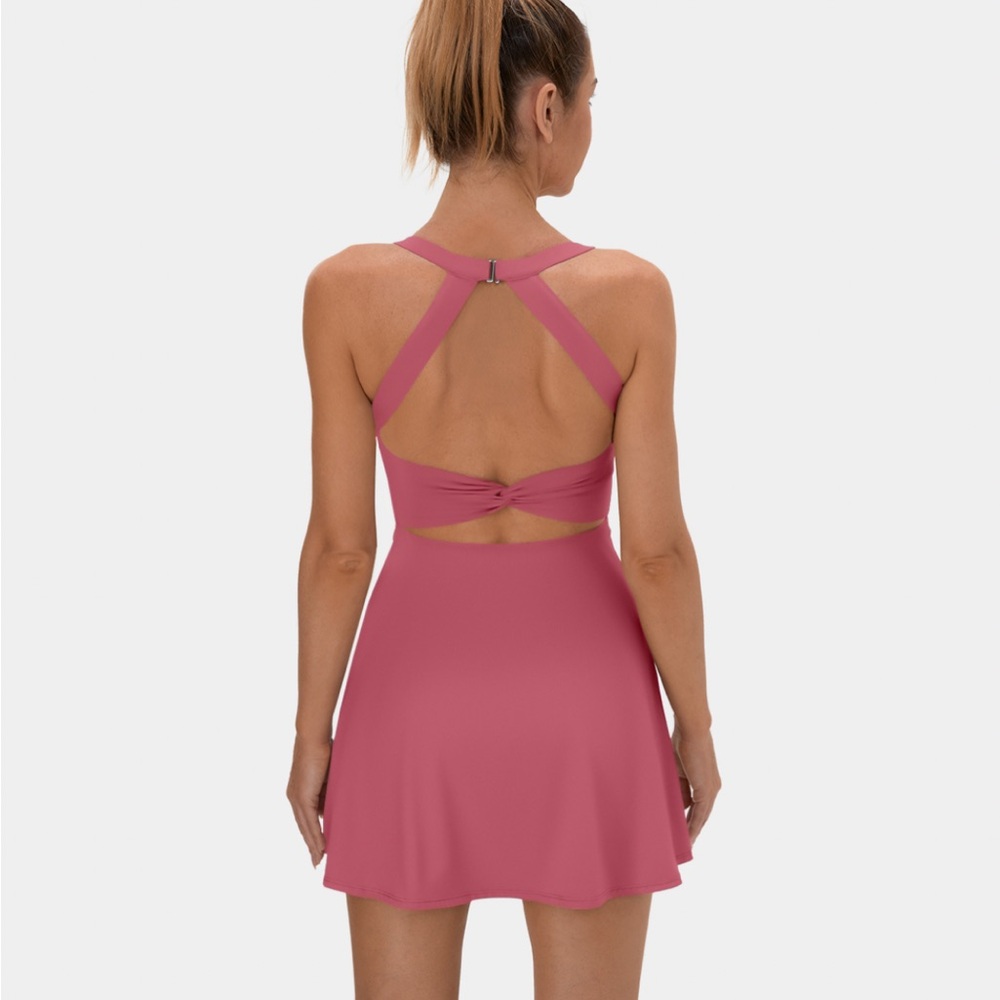 Backless Cut Out Twisted activewear dress
